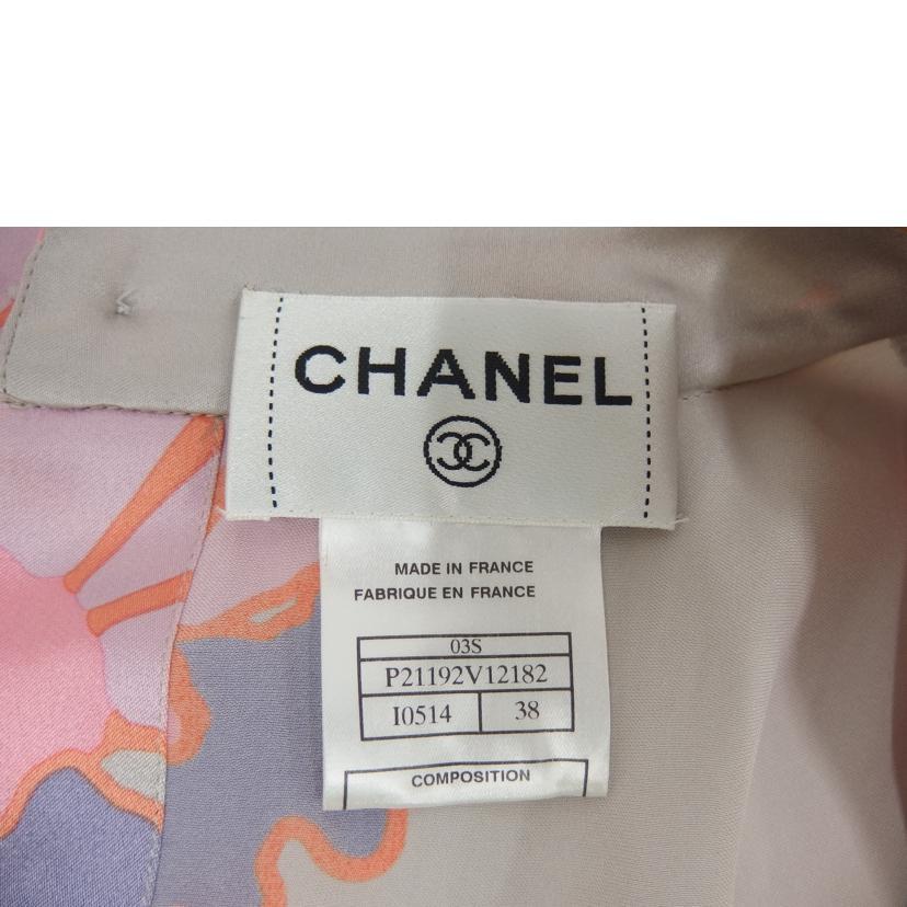 CHANEL シャネル/リボンタイシャツ/P21192V12182/38/シャネル/ABランク/82【中古】 br>CHANEL シャネル/リボンタイシャツ/P21192V12182/38/ABランク/82