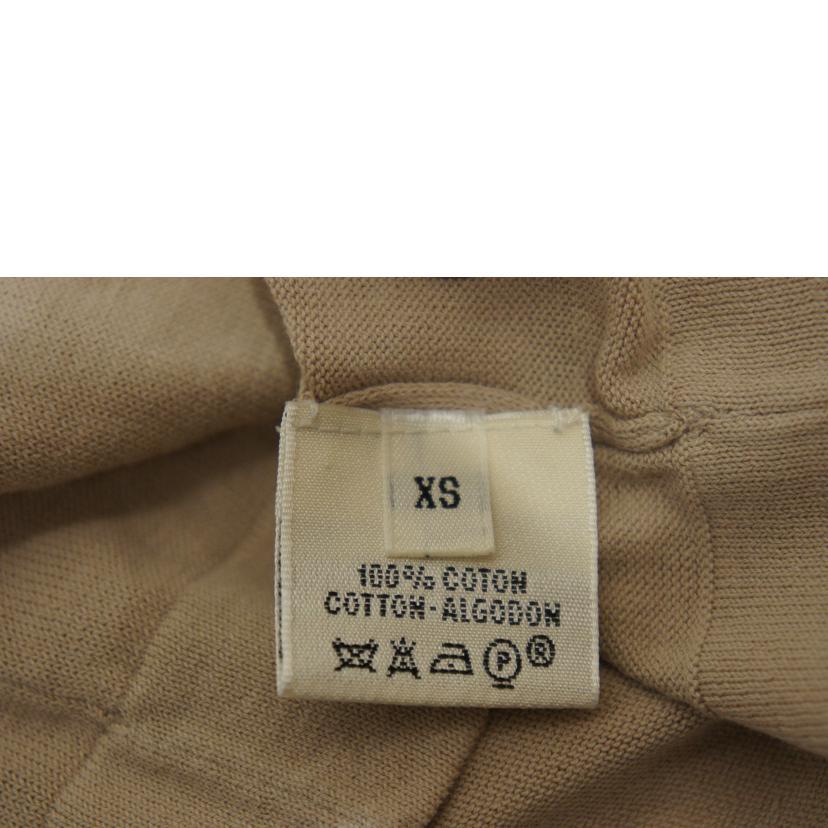 HERMES エルメス/フランス製コットンカーディガン/XS/エルメス/Aランク/92【中古】 HERMES - HERMES エルメス カーディガン XS 黒 【古着】【中古】【送料
