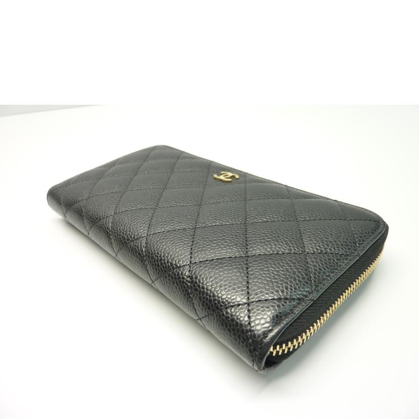 CHANEL シャネル/ラウンドファスナー長財布/キャビアスキン/A50097Y01864 C3906/261*****/シャネル/ABランク/88【中古】 CHANEL（シャネル） シャネル/ラウンドファスナー長財布/キャビア