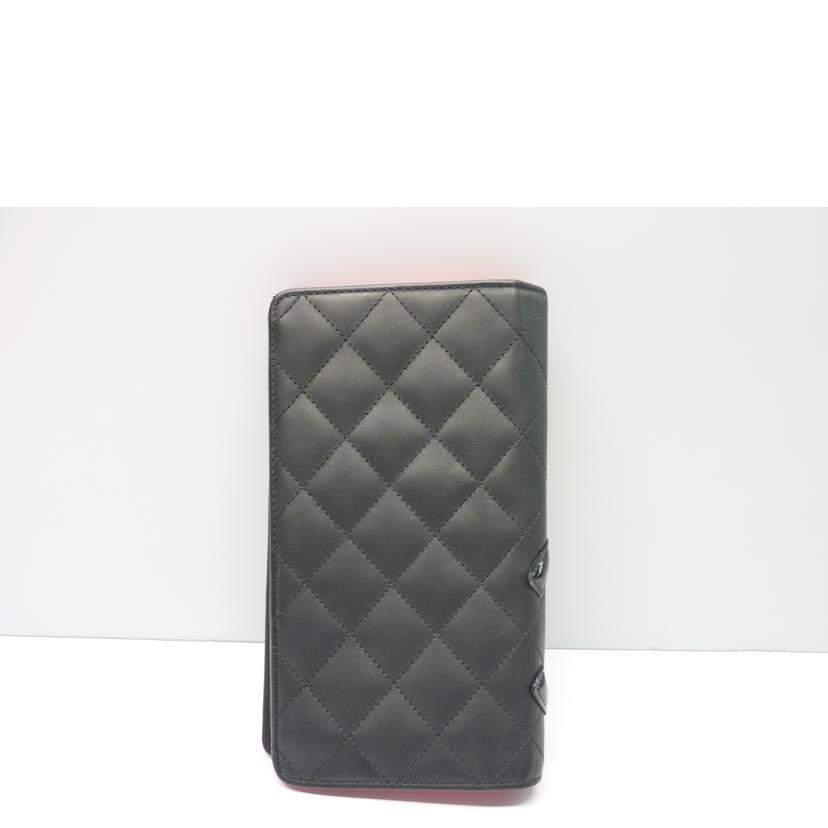 CHANEL シャネル　カンボンライン　折り財布 CHANEL シャネル/カンボンライン二ツ折リ長財布/187*****/A
