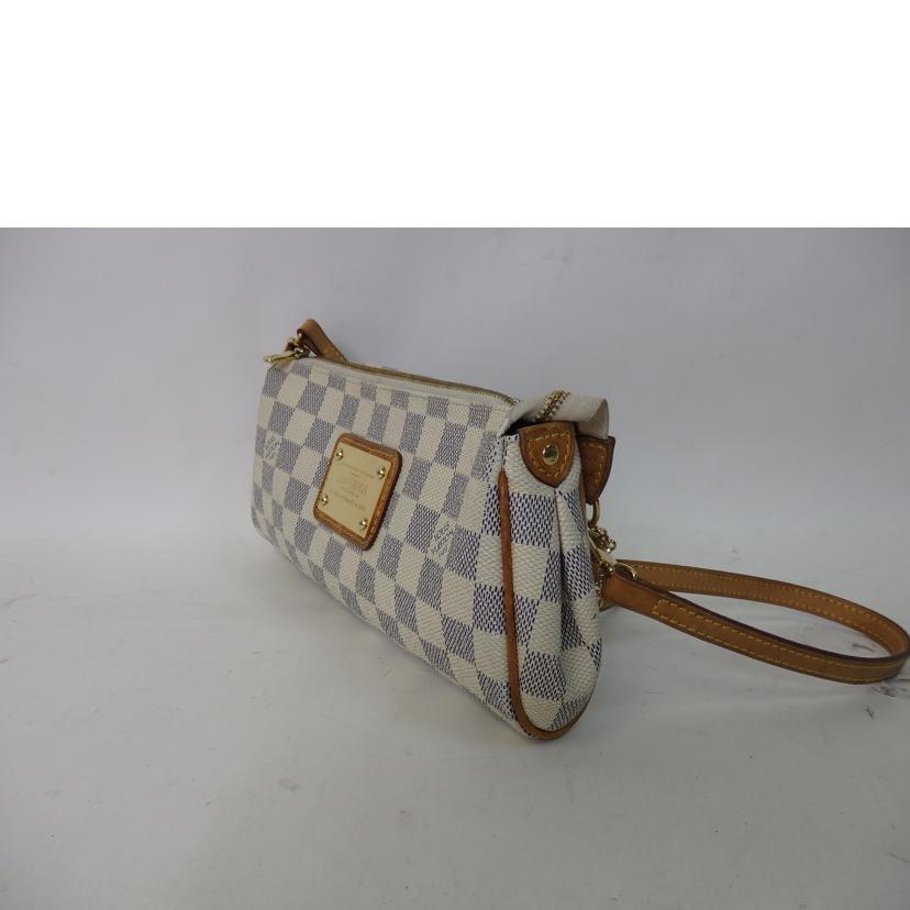 LOUIS VUITTON ルイヴィトン/エヴァ/ダミエ・アズール/N55214/SD0***/ルイ・ヴィトン/BCランク/01【中古】 LOUIS VUITTON】ルイヴィトン『ダミエ アズール エヴァ』N55214