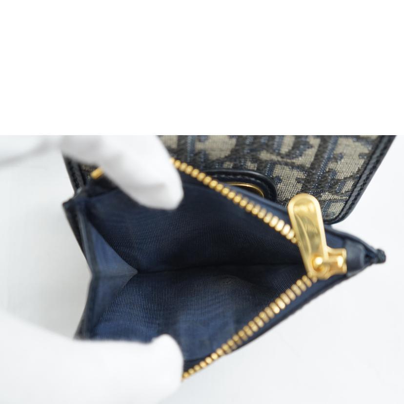 Dior ディオール/トロッターミニウォレット/46-*******/SAランク/67【中古】 Dior ディオール/トロッターミニウォレット/46-*******/SAランク/67