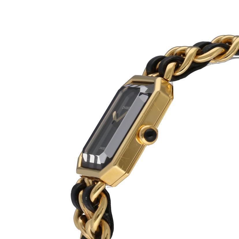 CHANEL シャネル/プルミエールM/レディース/クオーツ/H0001/G.S******/レディース時計/Bランク/93【中古】 シャネル プルミエール M H0001 ブラック レディース 時計 【中古