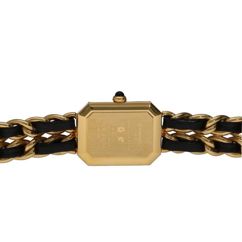 CHANEL シャネル/プルミエールM/レディース/クオーツ/H0001/G.S******/レディース時計/Bランク/93【中古】 シャネル プルミエール L H0001 ブラック レディース 時計 【中古