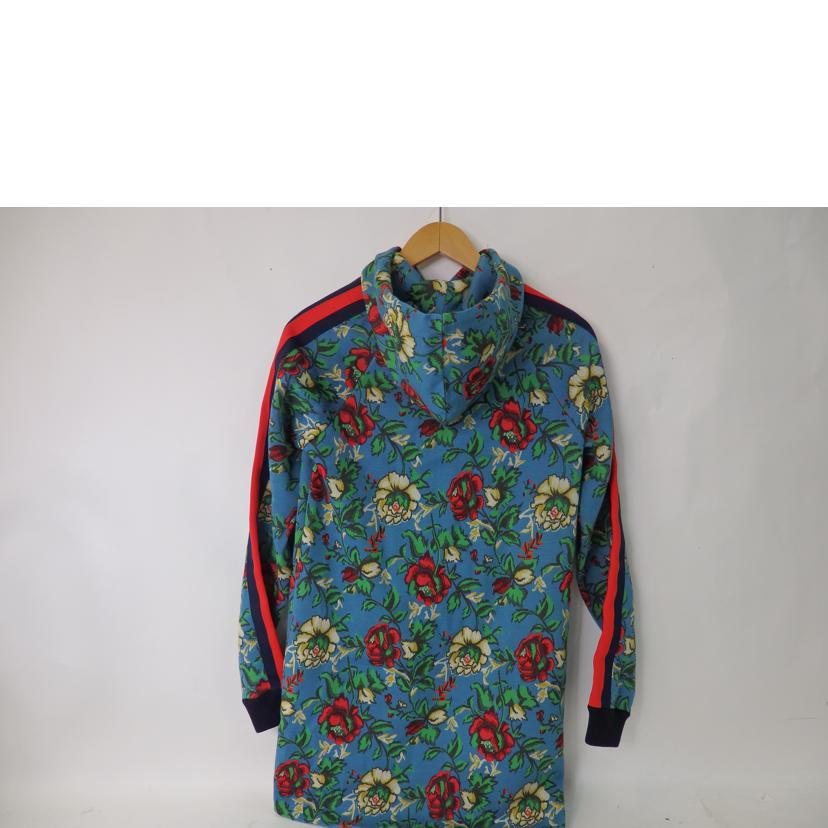 br>GUCCI グッチ/花柄マルチカラーワンピース/赤×青#XS/493496 br>GUCCI グッチ/花柄マルチカラーワンピース/赤×青#XS/493496