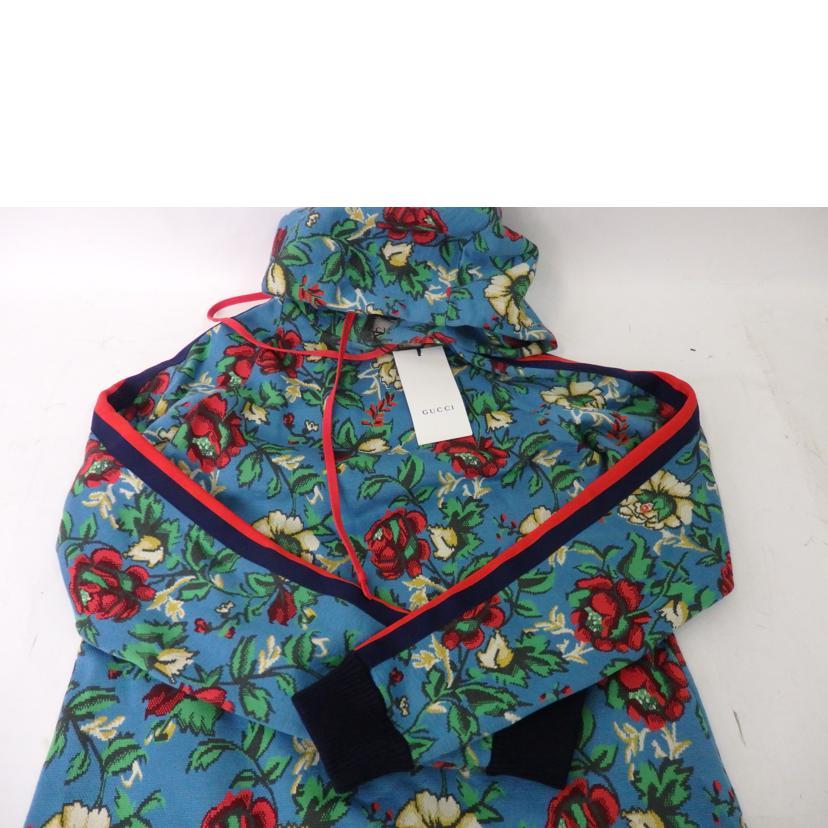 br>GUCCI グッチ/花柄マルチカラーワンピース/赤×青#XS/493496 br>GUCCI グッチ/花柄マルチカラーワンピース/赤×青#XS/493496