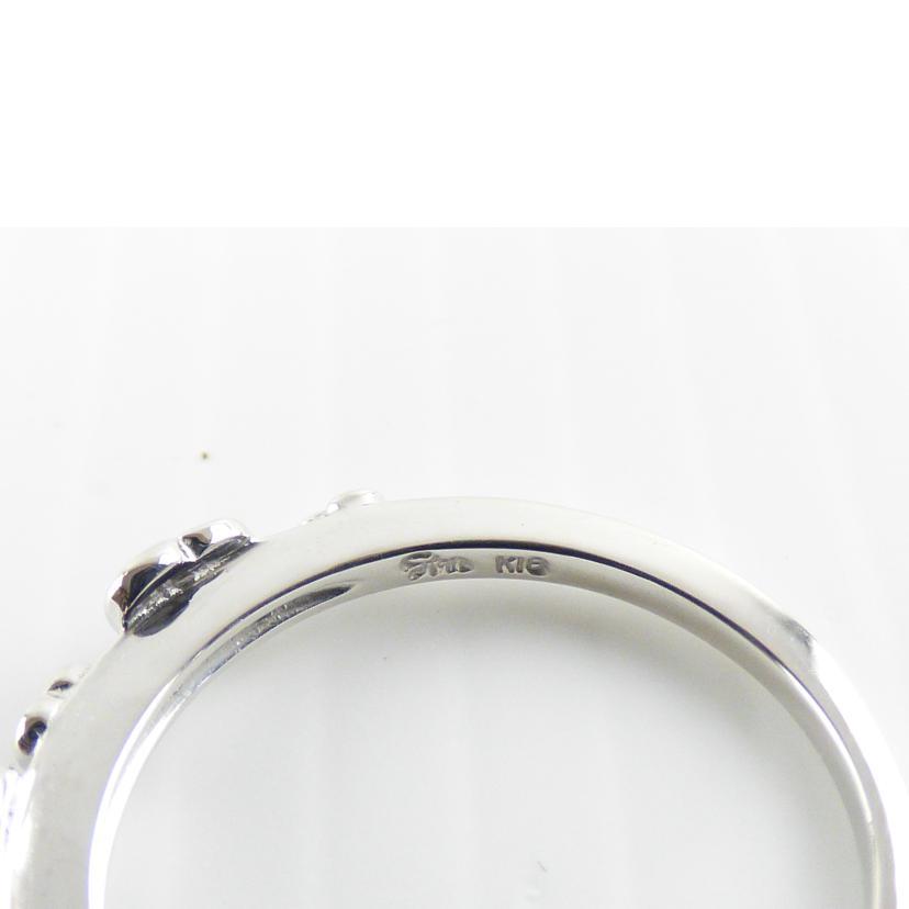 STAR JEWELRY スタージュエリー/K18ダイヤリング0.02ct/11号/AB