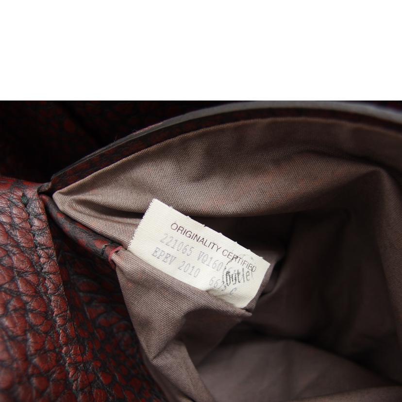 BOTTEGA VENETA ボッテガヴェネタ ショルダーバッグ/レザーメッセンジャーバッグ/ボルドー系/221065/ボッテガ/ABランク/04【中古】 BOTTEGA VENETA（ボッテガ・ヴェネタ） <br>BOTTEGA VENETA ショルダー