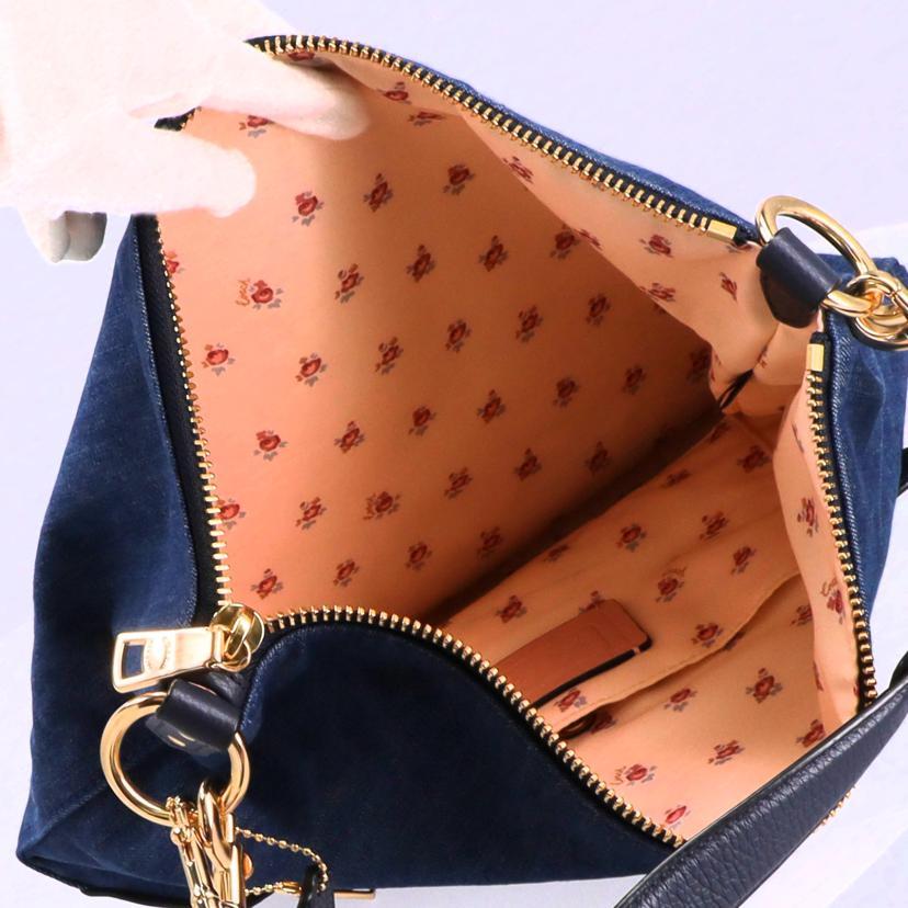 COACH コーチ /コーチ/デニムショルダーバッグ/F68169/M18**/コーチ/ABランク/06【中古】 COACHコーチ/デニムショルダーバッグ/F68169/M18**/ABランク/06【中古
