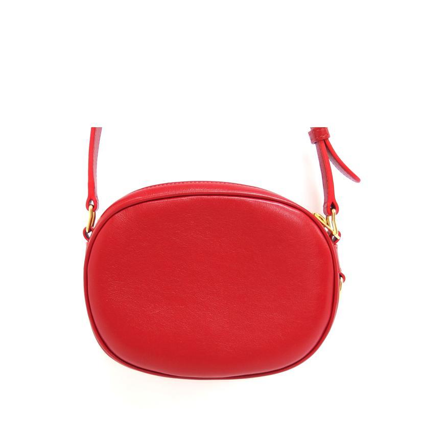 CELINE セリーヌ/Cチャーム スモールカメラバッグ/レッド/18836 /S・C******/ブランドバック/Aランク/84【中古】 CELINE（セリーヌ） セリーヌ/Cチャーム スモールカメラバッグ/レッド