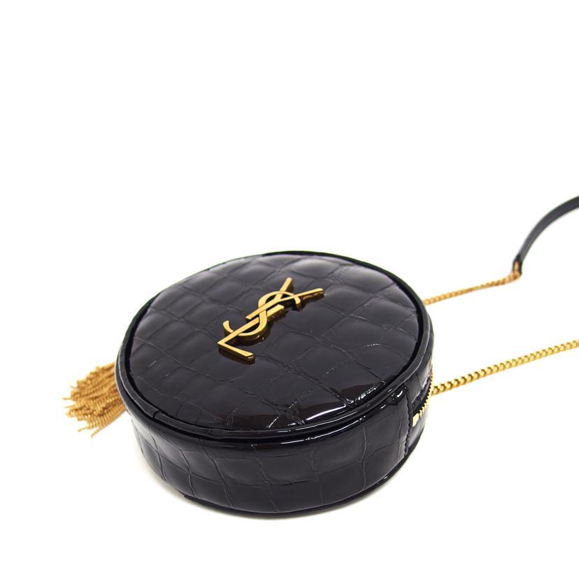 SAINT LAURENT サンローラン/ヴィニル チェーン ショルダーバッグ/ブラック/719768/062*/ブランドバック/SAランク/84【中古】 SAINT LAURENT サンローラン/ヴィニル チェーン ショルダーバッグ
