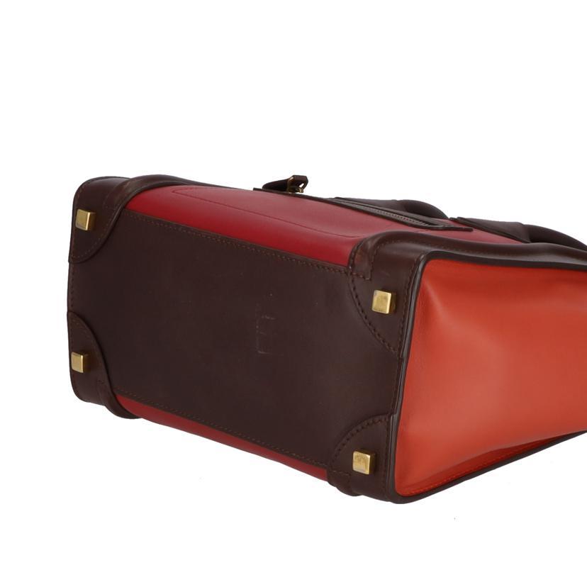 セリーヌラゲージ CELINE セリーヌ/ラゲージ/マイクロショッパー/トリコロール