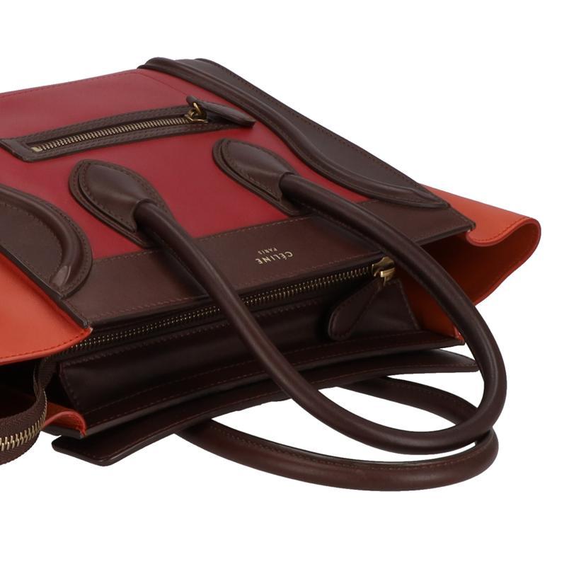 セリーヌラゲージ CELINE セリーヌ/ラゲージ/マイクロショッパー/トリコロール