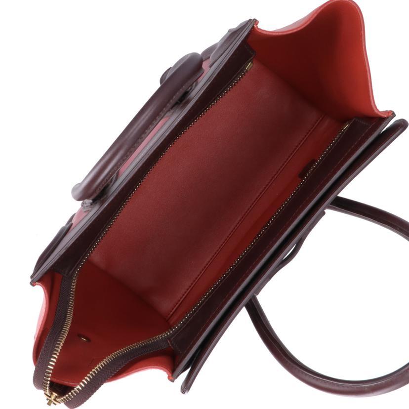 セリーヌラゲージ CELINE セリーヌ/ラゲージ/マイクロショッパー/トリコロール