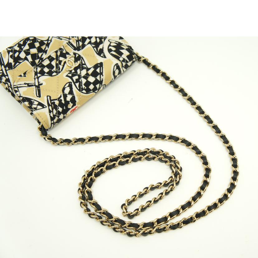 CHANELシャネル/ミニマトラッセキルティングチェーンショルダー  