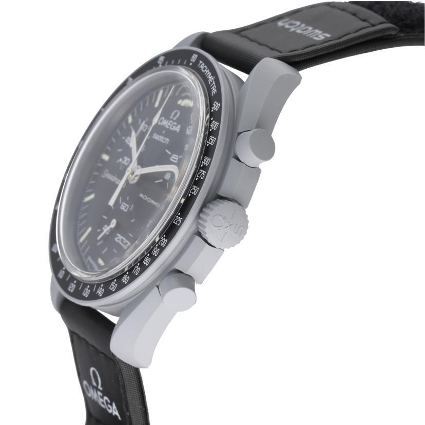 未使用 オメガ ×スウォッチ ムーンスウォッチ 腕時計 SO33M100 稼働 THE OMEGA×swatch オメガ/ムーンスウォッチ/MISSION TO THE MOON