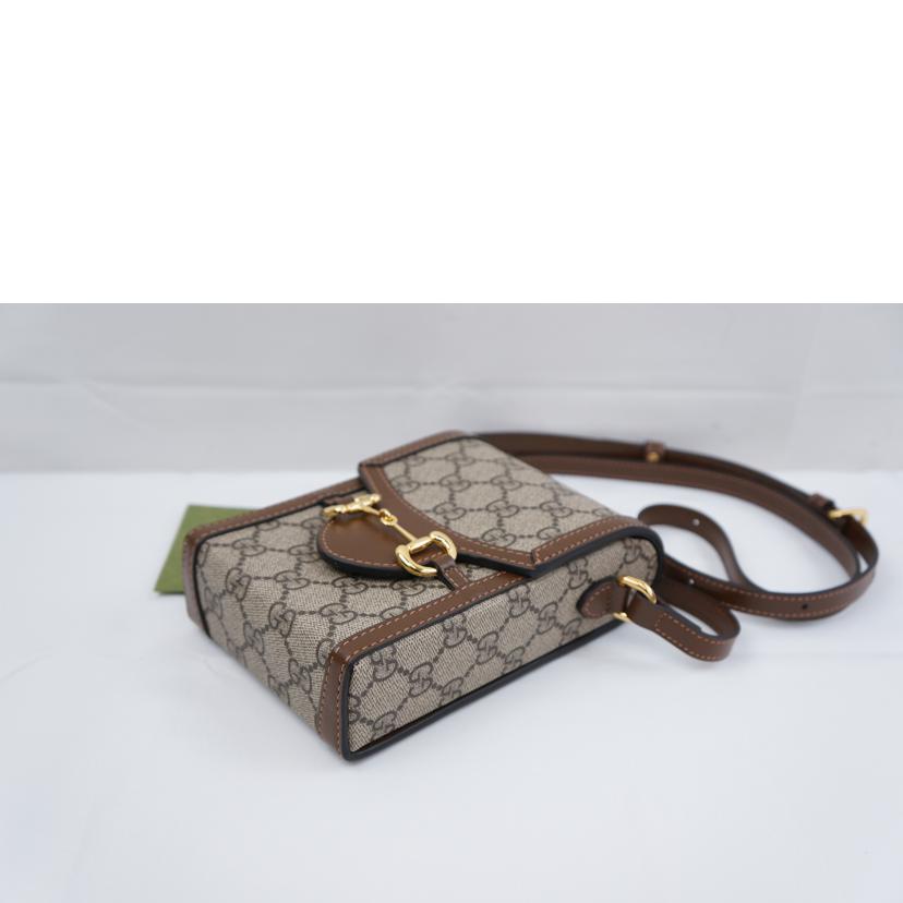 GUCCI グッチ/GGスプリームホースビットミニショルダー/625615/534***/グッチ/SAランク/67【中古】 GUCCIグッチ/GGスプリームホースビットミニショルダー/625615/534