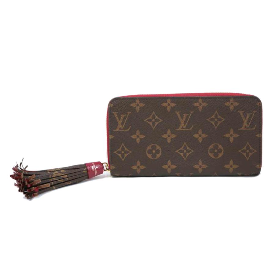LOUIS VUITTON ルイヴィトン/ジッピーウォレット/モノグラム/フューシャ/M62256/CA0***/ルイ・ヴィトン/Aランク/67【中古】 LOUISVUITTONルイヴィトン/ジッピーウォレット/モノグラム/フューシャ