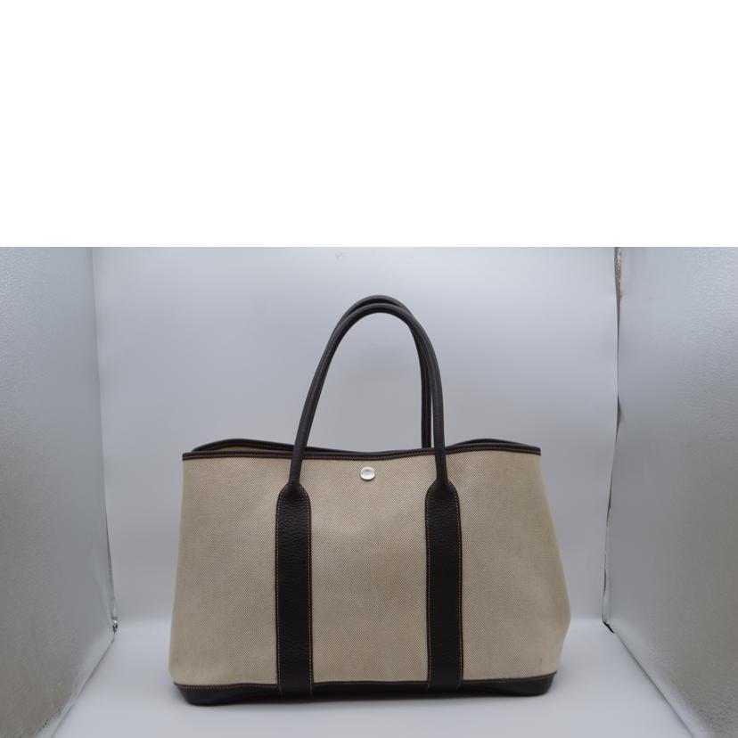 HERMES エルメス/ガーデンパーティーPM/トワルアッシュ/マロン/I