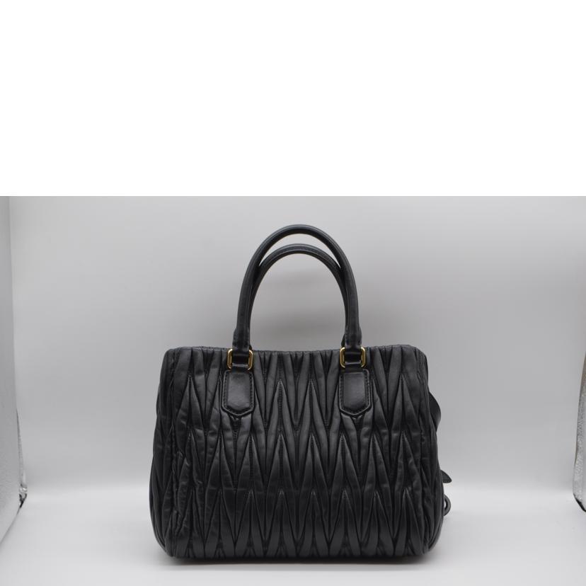 miu miu マテラッセ 2way ハンドバッグ ブラック 楽天市場】ミュウ ミュウ Miu Miu マテラッセ 2wayショルダー