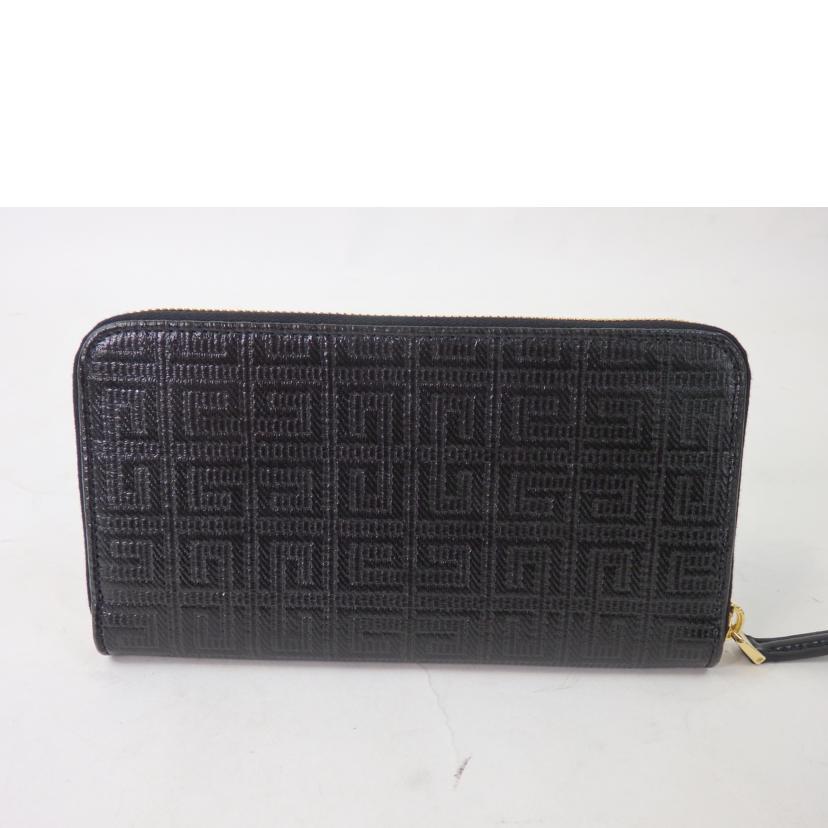 GIVENCHY  ジバンシー/Gカットウォレット 4Gコーティング/キャンバス&レザー ブラック/BB60L7B1GT/ブランドバック/Aランク/84【中古】 GIVENCHY（ジバンシィ） ジバンシー/Gカットウォレット 4Gコーティング