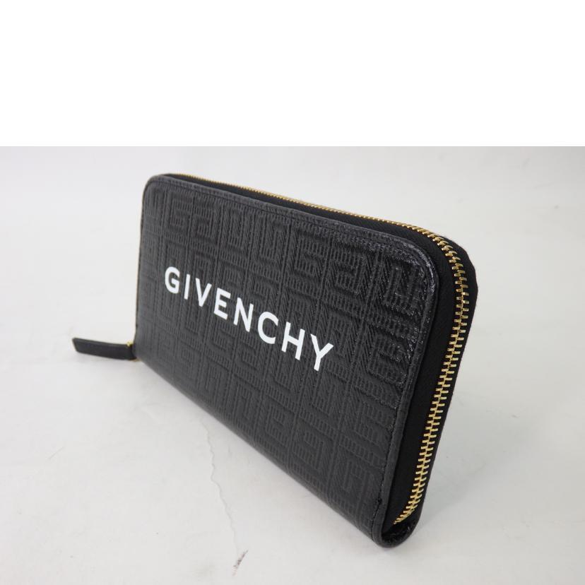 GIVENCHY  ジバンシー/Gカットウォレット 4Gコーティング/キャンバス&レザー ブラック/BB60L7B1GT/ブランドバック/Aランク/84【中古】 GIVENCHY（ジバンシィ） ジバンシー/Gカットウォレット 4Gコーティング