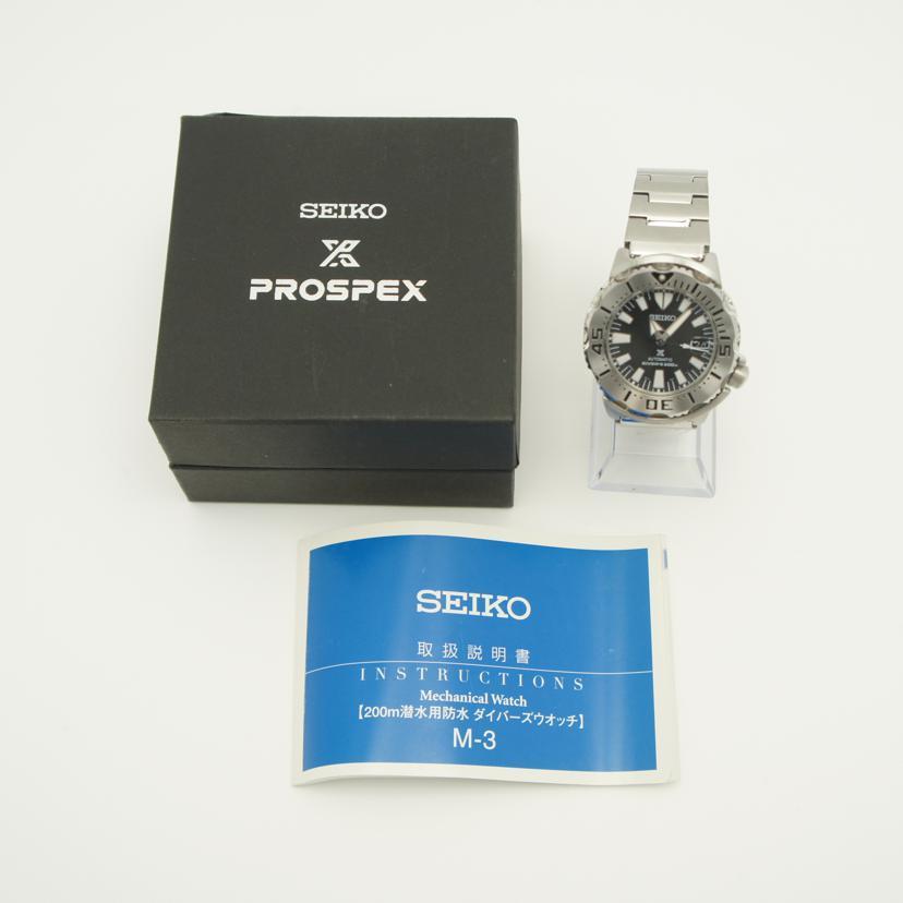 SEIKO セイコー/プロスペックスダイバー・ブラックモンスター/自動巻キ/SBDC025/590***/Aランク/62【中古】｜wonderrex-ec｜06