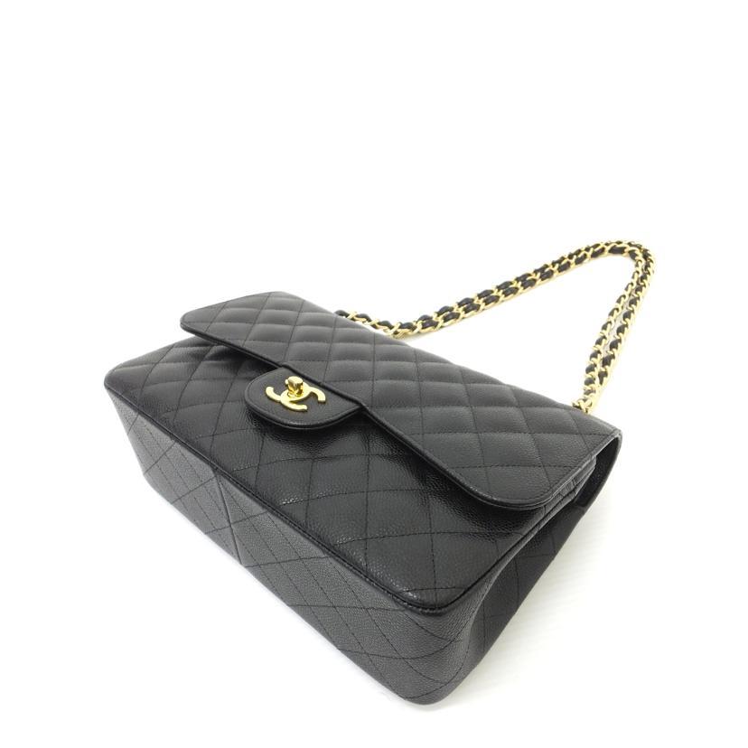 CHANEL シャネル/マトラッセWフラップ30キャビアスキンチェーンショルダー/GD/A58600/193*****/シャネル/Aランク/69【中古】 CHANEL シャネル/マトラッセWフラップ30キャビアスキンチェーン