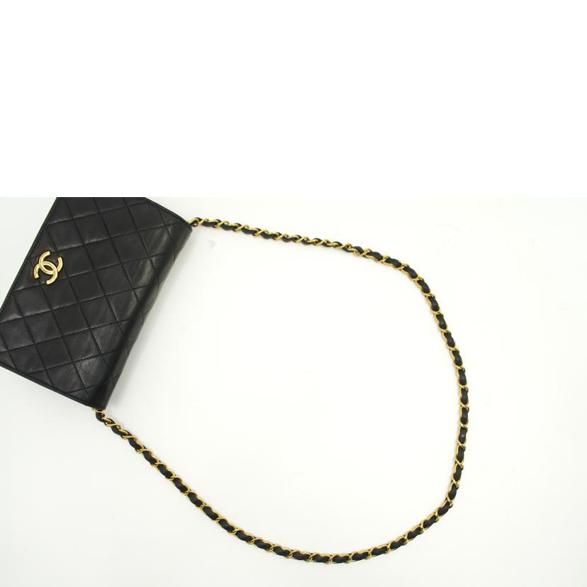 CHANEL シャネル/ヴィンテージ/マトラッセプッシュロックチェーンショルダー/341****/Aランク/75【中古】 CHANEL - CHANEL シャネル/ヴィンテージ/マトラッセ/プッシュロック