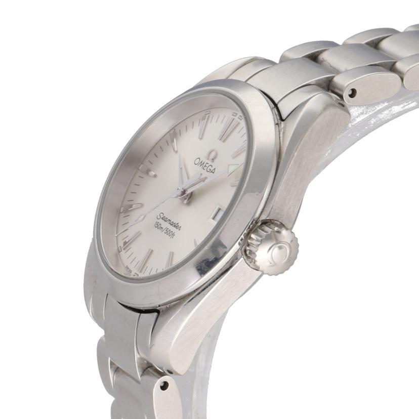 美品 オメガ レディース 2577.30 OMEGA Seamaster Ladies Omega Seamaster Aqua Terra 2577.30.00 all steel
