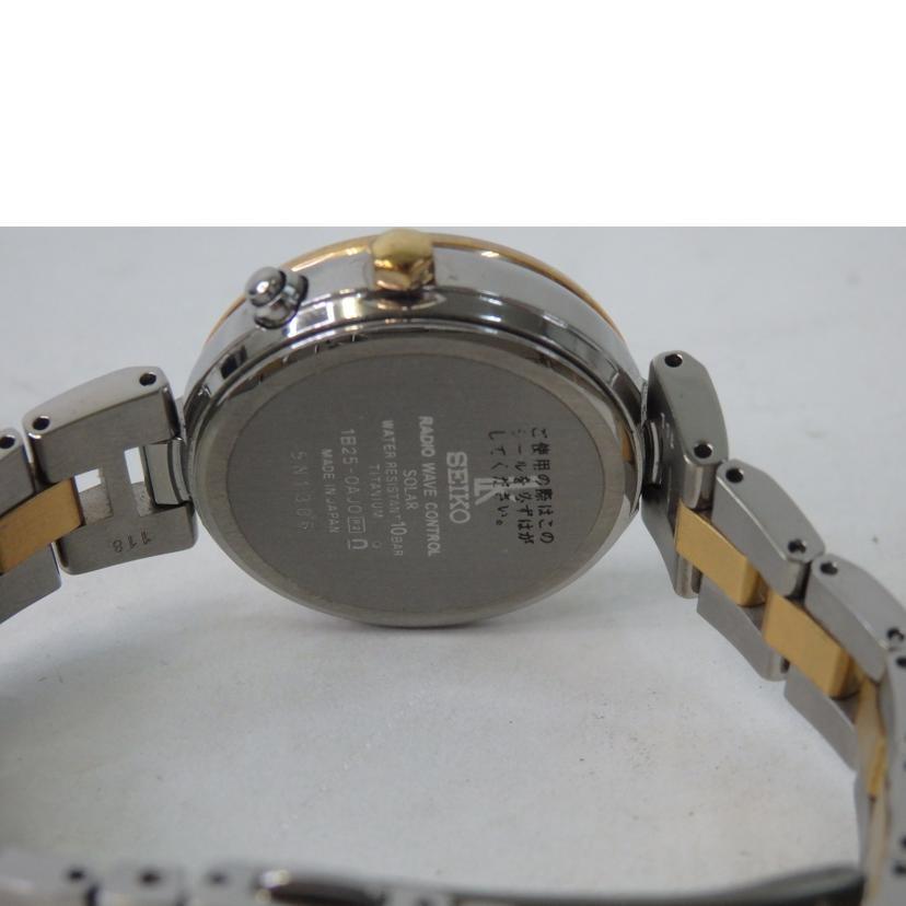SEIKO セイコー/ルキア・ラッキーパスポート/レディース/電波ソーラー/SSQV014/5N1***/SAランク/84【中古】 SEIKO（セイコー） セイコー/ルキア・ラッキーパスポート/レディース
