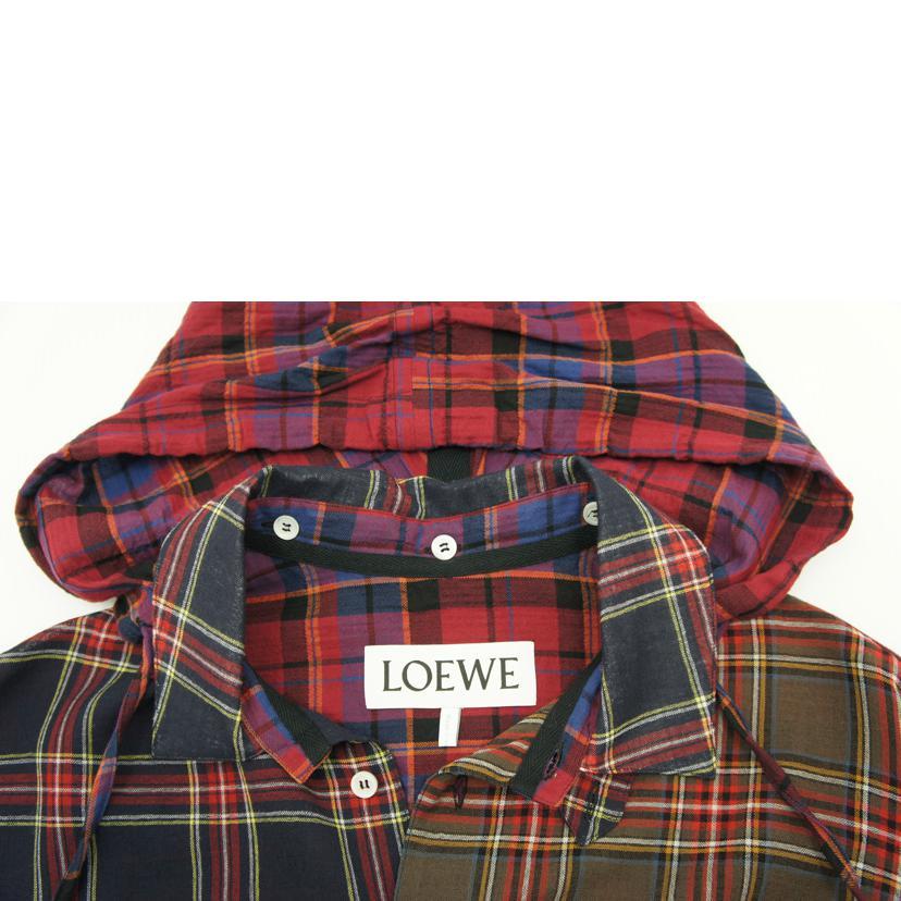 LOEWE ロエベ/フード付チェックシャツ/44/メンズインナー/ABランク/82 