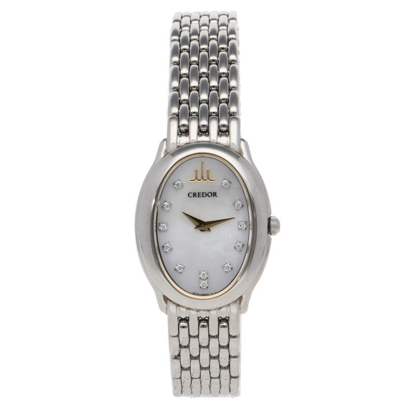 SEIKO セイコー/クレドール・12Pダイヤ/レディース/クオーツ/1E70-0BH0  