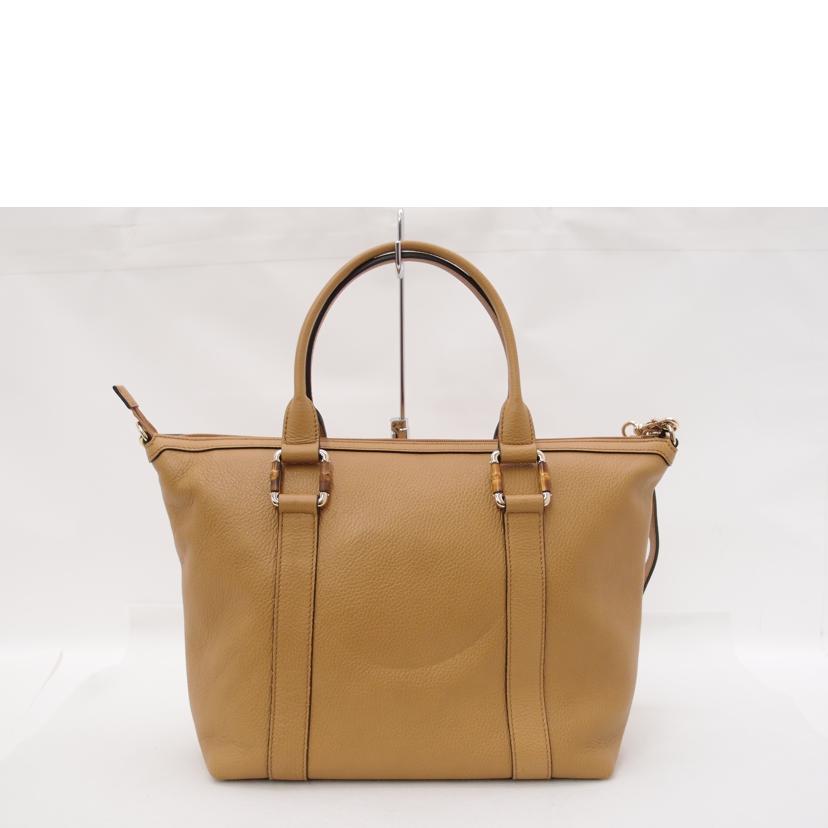 GUCCI（グッチ） グッチ/レザー2wayトート/ベージュ/339548/200