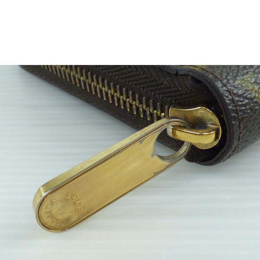 LOUIS VUITTON ルイヴィトン ジッピーウォレット/旧型  カード8枚/モノグラム M60017 CA4098   ブラウン レディース / 240001199196 LOUIS VUITTON - LOUIS VUITTON ルイヴィトン ジッピーウォレット/旧型