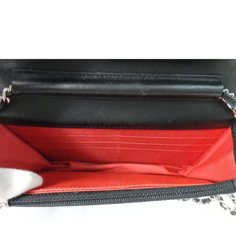 CHANEL シャネル/マトラッセチェーンウォレットショルダーバッグ/タイポグラフィ/ラムスキン/236*****/シャネル/Aランク/84【中古】 CHANEL（シャネル） シャネル/マトラッセチェーンウォレットショルダー