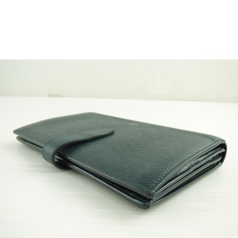 CELINE セリーヌ/ラージストラップ 2つ折り財布/10B633/ABランク/64【中古】 CELINE（セリーヌ） セリーヌ/ラージストラップ 2つ折り財布/10B633/AB