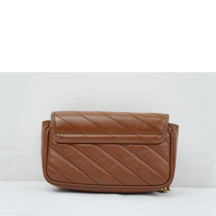 GUCCI グッチ/GGマーモントチェーンミニショルダー/476433/493***/Aランク/67【中古】 GUCCI（グッチ） グッチ/GGマーモントチェーンミニショルダー/476433