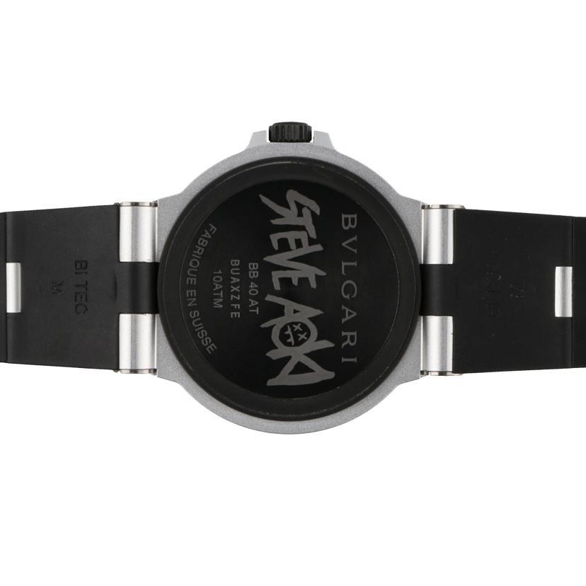 BVLGARI ブルガリ/アルミニウム/スティーヴ・アオキ/メンズ/自動巻/103539/BUA****/SAランク/92【中古】 BVLGARI（ブルガリ） ブルガリ/アルミニウム/スティーヴ・アオキ