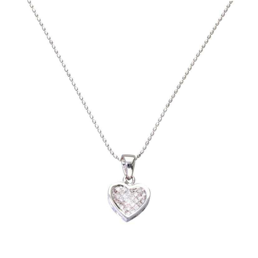 K18WGダイヤネックレス0.25ct/Aランク/63【中古】 : ワンダーレックス  