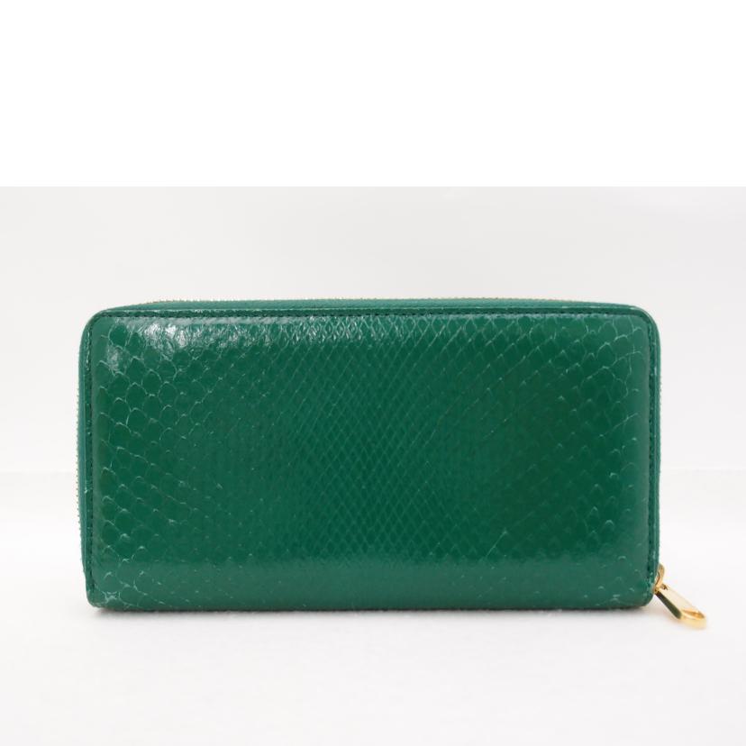 GUCCI GUCCI/パイソンホースビットラウンドファスナー長財布 GUCCI GUCCI/パイソンホースビットラウンドファスナー長財布