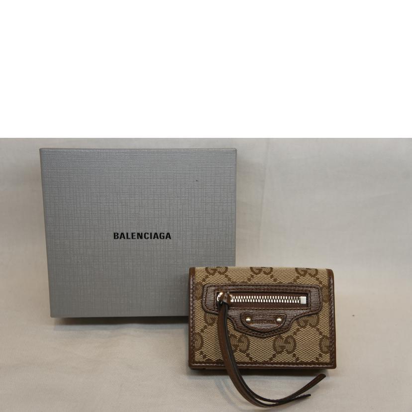 BALENCIAGA×GUCCI バレンシアガ×グッチ/コラボザハッカーGGキャンバス/SAランク/69【中古】 BALENCIAGA×GUCCI バレンシアガ×グッチ/コラボザハッカーGGキャンバス