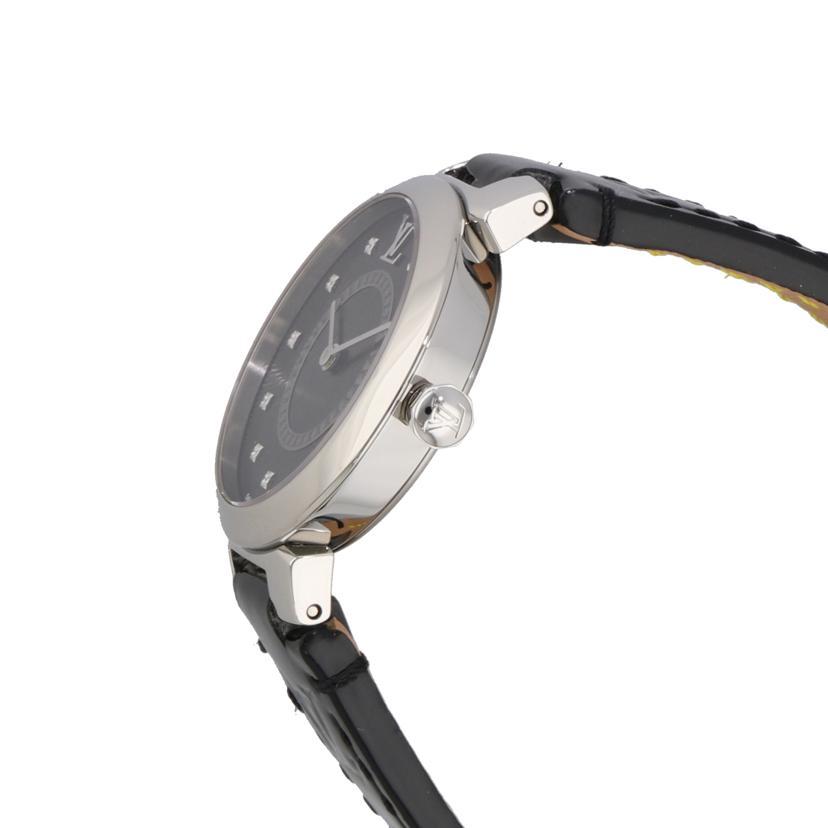 LOUIS VUITTON ルイ・ヴィトン/タンブールスリムPM・11Pダイヤ レディース クオーツ/QA143Z/UO0***/Aランク/05【中古】 LOUIS VUITTON（ルイ・ヴィトン） ルイ・ヴィトン/タンブールスリムPM