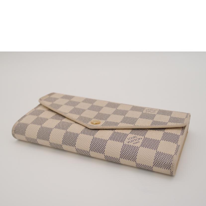 LOUIS VUITTON ルイ・ヴィトン/新型ポルトフォイユ・サラ/ダミエ・アズール/N63208/CT2***/Aランク/69【中古】 LOUIS VUITTON（ルイ・ヴィトン） ルイ・ヴィトン/新型ポルトフォイユ