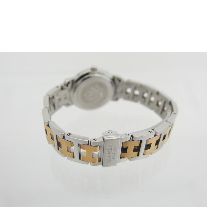 HERMES クリッパー 稼働中☆レディース 腕時計 文字盤ホワイト HERMES クリッパー 稼働中☆レディース 腕時計 文字盤ホワイト