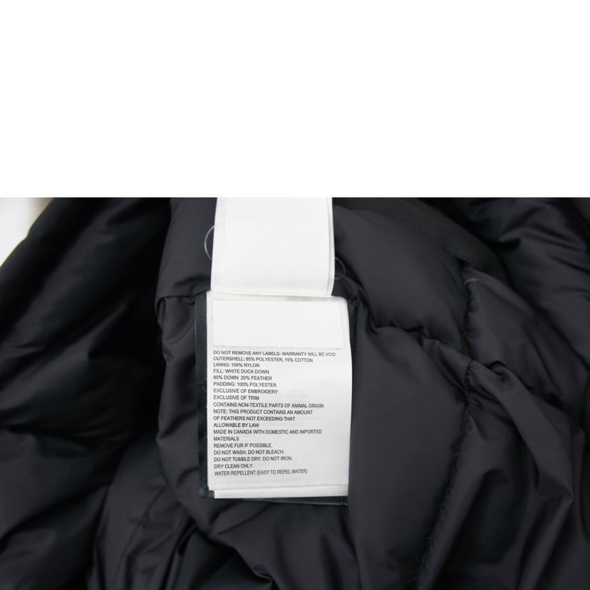 CANADA GOOSE カナダグース/コヨーテファーロゴワッペン付きフーデット