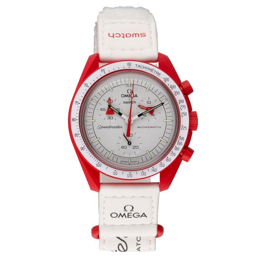 OMEGA×swatch オメガ×スウォッチ/ムーンスウォッチ/NISSION TO MARS/クオーツ/SO33R100/Aランク/19【中古】 OMEGA（オメガ） OMEGA×swatch オメガ×スウォッチ/ムーンスウォッチ