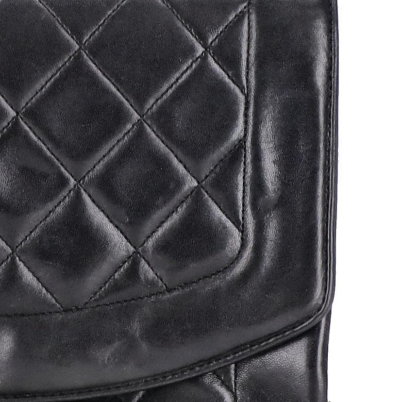 CHANEL シャネル/マトラッセラムスキンダイアナフラツプチェーン