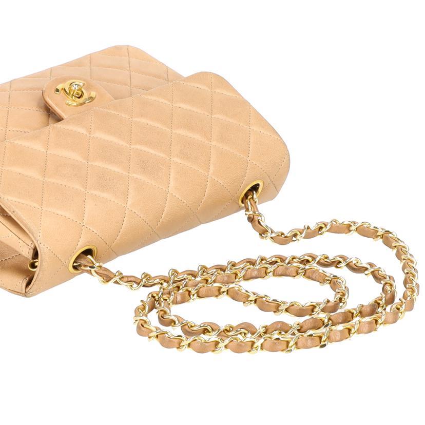 CHANEL シャネル/ラムスキンマトラッセシングルフラップチェーンショルダー/125****/BCランク/19【中古】 CHANEL（シャネル） シャネル/ラムスキンマトラッセシングルフラップ
