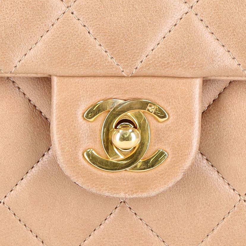 CHANEL シャネル/ラムスキンマトラッセシングルフラップチェーンショルダー/125****/BCランク/19【中古】 CHANEL（シャネル） シャネル/ラムスキンマトラッセシングルフラップ